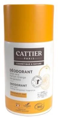 Cattier Déodorant Roll-On Bergamote Orange Biologique 50 ML