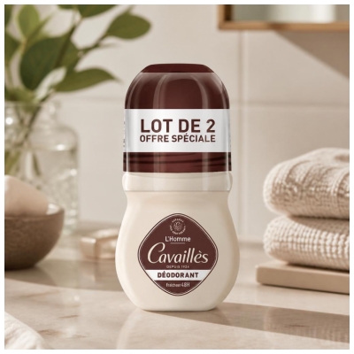 Cavaillès Dermato 48H Homme Roll-On 50Mlx2