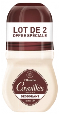 Cavaillès Dermato 48H Homme Roll-On 50Mlx2
