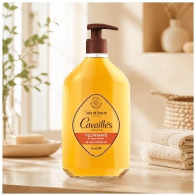 Cavaillès Huile de Douche Veloutante Peaux Sensibles 750 ml