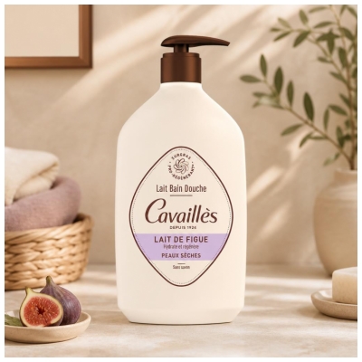 Cavaillès Lait Bain Douche Lait de Figue 1 L