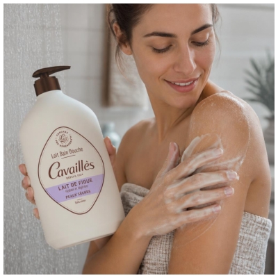 Cavaillès Lait Bain Douche Lait de Figue 1 L