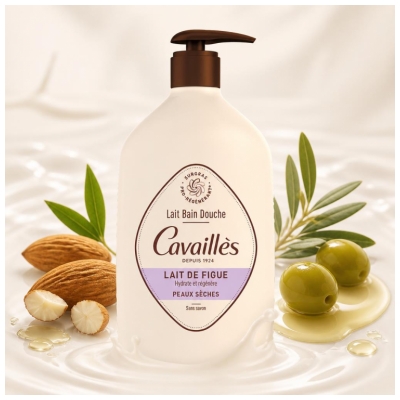 Cavaillès Lait Bain Douche Lait de Figue 1 L