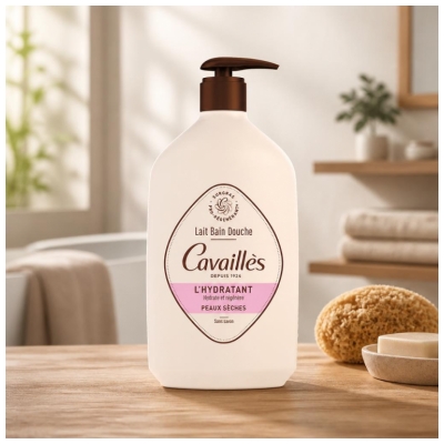 Cavaillès Lait Bain Douche Hydratant 1 L