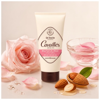 Cavaillès Gel Douche Surgras Nectar Rose 200 ML