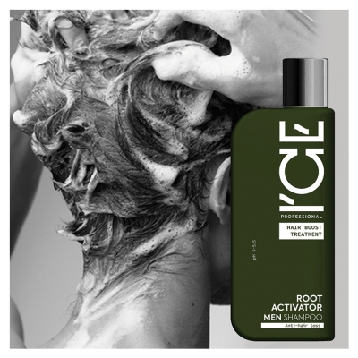 ICE Professional Men Shampoing Fortifiant Racines Anti-Chute 250 ml