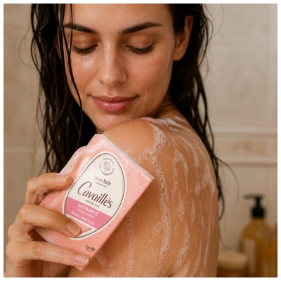 Cavaillès Savon Huile Satinante Surgras Peaux Sensible 100 g
