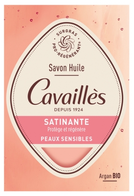 Cavaillès Savon Huile Satinante Surgras Peaux Sensible 100 g