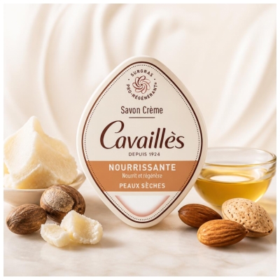 Cavaillès Savon Crème Nourrissant Peaux Sensible 100 g