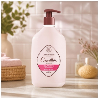 Cavaillès Crème de Douche Relaxante Peaux Sèches 750 ml