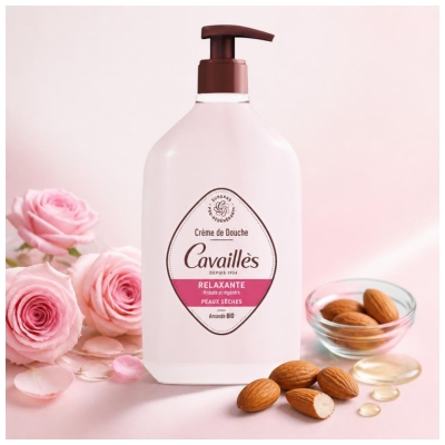 Cavaillès Crème de Douche Relaxante Peaux Sèches 750 ml