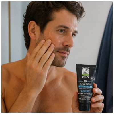Léa Nature SO BIO étic Men Gel Aloe Vera Après-Rasage Biologique 100 ML