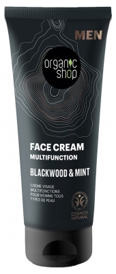 Organic Shop Men Écorce de Chêne et Menthe Crème Visage 75 ML