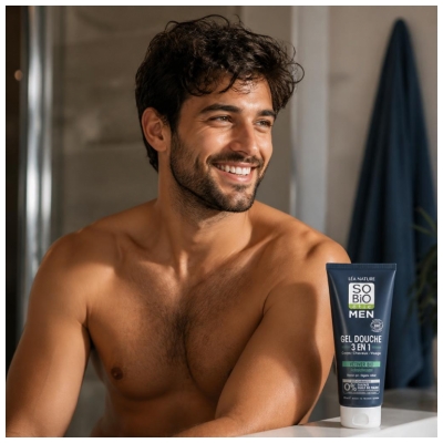 Léa Nature SO BIO étic Men Gel Douche 3en1 Rafraîchissant Biologique 200 ML