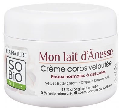 Léa Nature SO BIO étic Mon Lait d'Ânesse Crème Corps Veloutée Biologique 200 ML