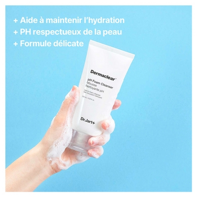 Dr. Jart+ Dermaclear Mousse Nettoyante pH Visage 120 ML