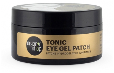 Organic Shop Patchs Hydrogel Yeux Tonifiants au Thé pu-Erh et à la Caféine