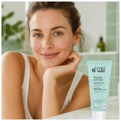 MKL Green Nature Masque Gommage Désincrustant Visage Bio 75 ML