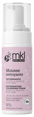 MKL Green Nature Mousse Nettoyante Oxygénante Visage et Yeux 150 ML 