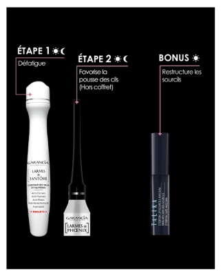 Garancia Larmes de Fantôme Roll-On Paupières et Yeux 10 ml + Talika Liposourcils Mascara 5 ml Offert - Couleur : Châtain