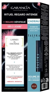 Garancia Larmes de Fantôme Roll-On Paupières et Yeux 10 ml + Talika Liposourcils Mascara 5 ml Offert