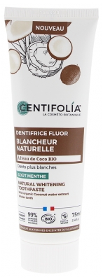 Centifolia Dentifrice Fluor Blancheur Naturelle Biologique 75 ML