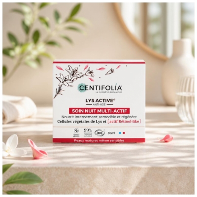 Centifolia Lys Active Soin Nuit Multi-Actif Biologique 50 ML