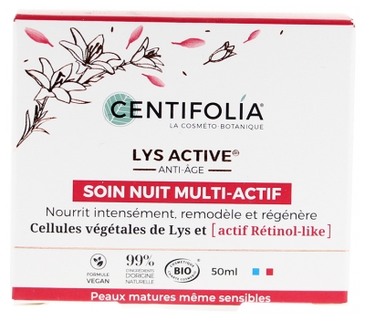 Centifolia Lys Active Soin Nuit Multi-Actif Biologique 50 ML