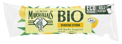Le Petit Marseillais Berlingot Recharge Gel Douche Bio Énergisant au Ph Neutre Verveine Citron 250 ml