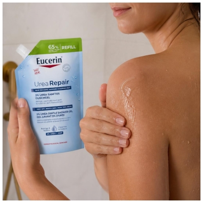 Eucerin UreaRepair Gel Lavant 5% Urée Recharge 400 ML