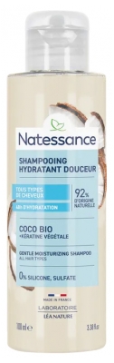 Natessance Shampoing Coco Bio Hydratant Douceur Tous Types de Cheveux 100 ml