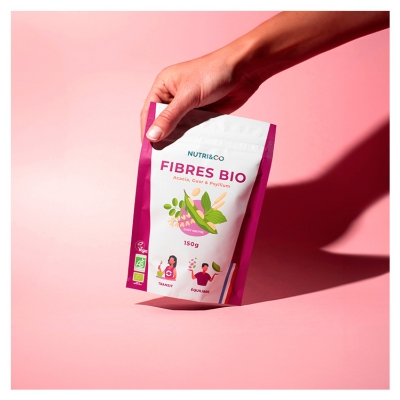 Nutri&Co Fibres Bio Goût Neutre 150 Grammes