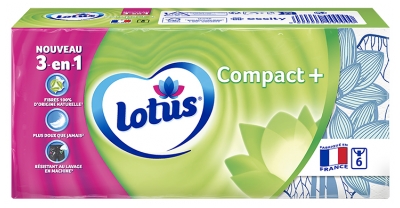 Lotus Compact + 6 Unités de 7 Mouchoirs