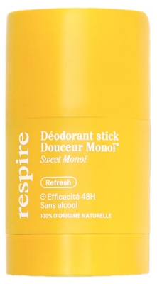 Respire Déodorant Stick Douceur Monoï Bio 50 Grammes