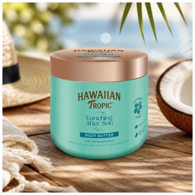Hawaiian Tropic Beurre Corporel Après Soleil Hydratant 250 ml