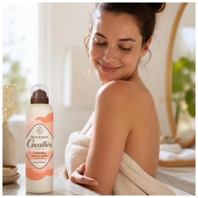 Cavaillès Mousse de Douche l'Original Nectar de Vanille Peaux Sensibles 200 ml