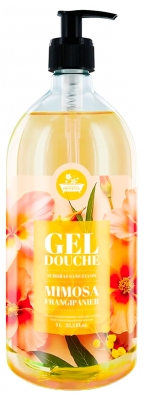 Les Petits Bains de Provence Gel Douche Mimosa Frangipanier de 1 Litre