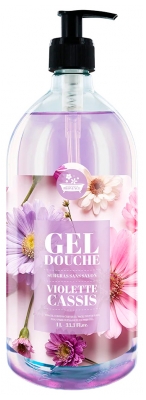 Les Petits Bains de Provence Gel Douche Violette Cassis de 1 Litre