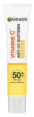 Garnier SkinActive Vitamine C Fluide Anti UV Anti Taches Invisible SPF50+ 40 ML