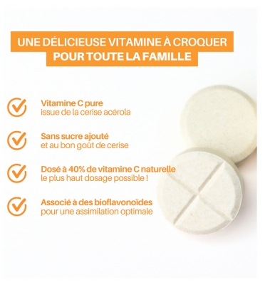 Orthonat Acérola 1000 100 Jours 100 Comprimés