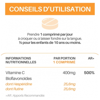 Orthonat Acérola 1000 100 Jours 100 Comprimés