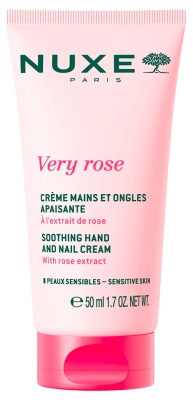 Nuxe Very rose Crème Mains et Ongles Apaisante Peaux Sensibles 50 ml