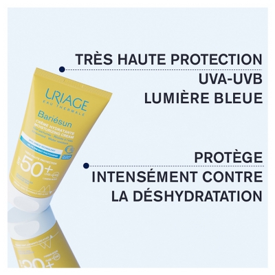 Uriage Bariésun Crème Hydratante Très Haute Protection Visage SPF50 + 50 ML