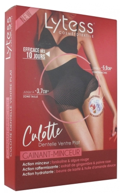 Lytess Cosmétotextile Gainant - Minceur Culotte Dentelle Couleur Noire - Taille : L/XL