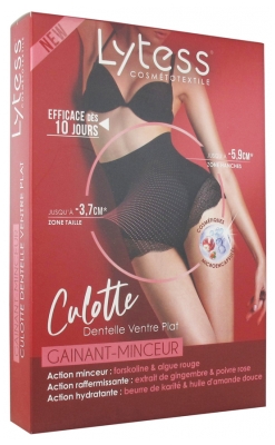 Lytess Cosmétotextile Gainant - Minceur Culotte Dentelle Couleur Noire - Taille : XXL