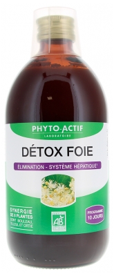 Phyto-Actif Détox Foie Système Hépatique et Élimination 500 ml