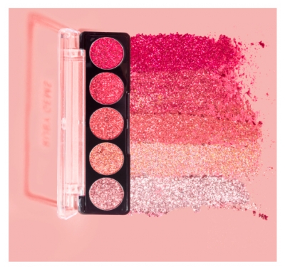 Profusion Cosmetics Palette Glitter Ruby Gems Yeux 5 Teintes