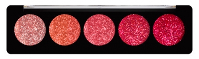 Profusion Cosmetics Palette Glitter Ruby Gems Yeux 5 Teintes