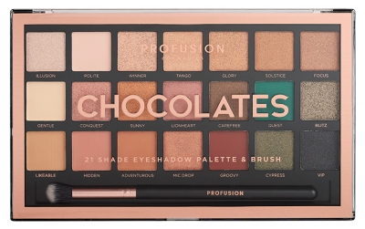 Profusion Cosmetics Palette Chocolates Yeux 21 Teintes
