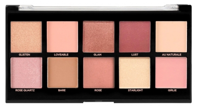 Profusion Cosmetics Bare Rose Palette Yeux 10 Teintes 